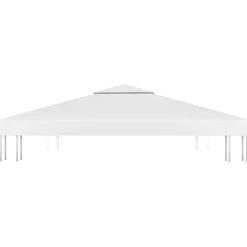 vidaXL Prieeldak 2-laags 310 g/m² 3x3 m wit