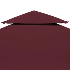 vidaXL Prieeldak 2-laags 3x3m 310 g/m² bordeaux