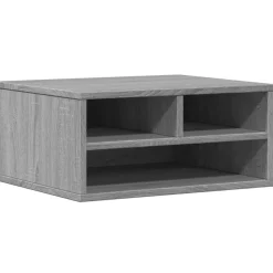 vidaXL Printerkastje 49x40x22,5 cm bewerkt hout grijs sonoma eiken