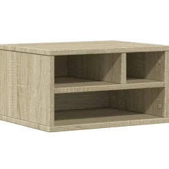 vidaXL Printerkastje 40x32x22,5 cm bewerkt hout sonoma eikenkleurig