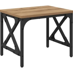 vidaXL Printerstand Artisan Eiken 40 x 30 x 31 cm Bewerkt hout