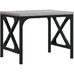 vidaXL Printerstandaard 40x30x31 cm bewerkt hout grijs sonoma eiken