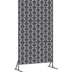 vidaXL Privacyscherm Antraciet 100 x 50 x 180 cm Staal