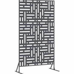 vidaXL Privacyscherm Antraciet 100 x 50 x 180 cm Staal