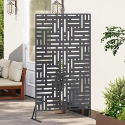 vidaXL Privacyscherm Antraciet 100 x 50 x 180 cm Staal
