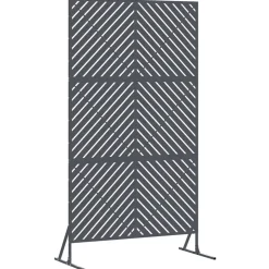 vidaXL Privacyscherm Antraciet 100 x 50 x 180 cm Staal