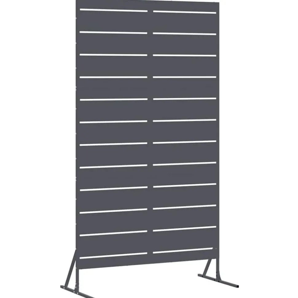 vidaXL Privacyscherm Antraciet 100 x 50 x 180 cm Staal