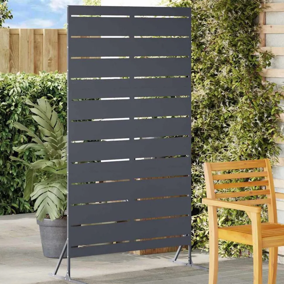 vidaXL Privacyscherm Antraciet 100 x 50 x 180 cm Staal