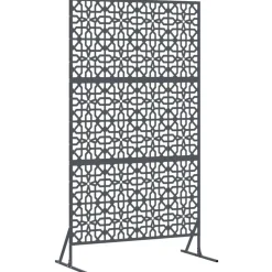 vidaXL Privacyscherm Antraciet 100 x 50 x 180 cm Staal
