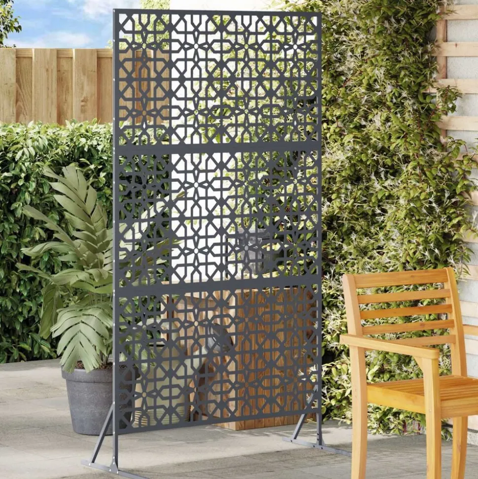 vidaXL Privacyscherm Antraciet 100 x 50 x 180 cm Staal