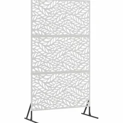 vidaXL Privacyscherm Grijs 100 x 50 x 180 cm Staal