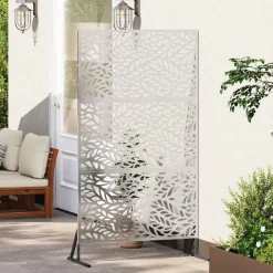 vidaXL Privacyscherm Grijs 100 x 50 x 180 cm Staal