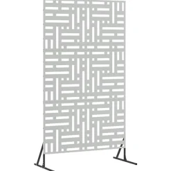 vidaXL Privacyscherm Grijs 100 x 50 x 180 cm Staal