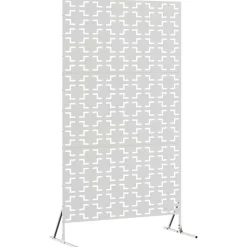 vidaXL Privacyscherm Grijs 100 x 50 x 180 cm Staal