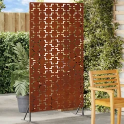 vidaXL Privacyscherm Grijs 100 x 50 x 180 cm Cortenstaal