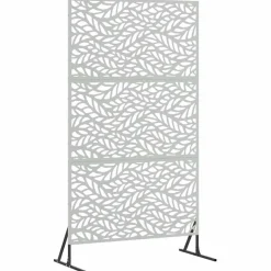 vidaXL Privacyscherm Grijs 100 x 50 x 180 cm Staal