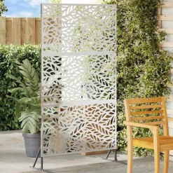 vidaXL Privacyscherm Grijs 100 x 50 x 180 cm Staal