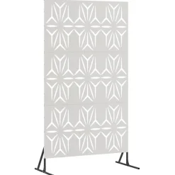 vidaXL Privacyscherm Grijs 100 x 50 x 180 cm Staal