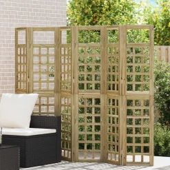 vidaXL Privacyscherm Honingbruin 240 x 180 cm Massief Vurenhout