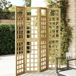 vidaXL Privacyscherm Honingbruin 160 x 180 cm Massief Vurenhout