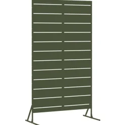 vidaXL Privacyscherm Olijfgroen 100 x 50 x 180 cm Staal