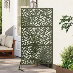 vidaXL Privacyscherm Olijfgroen 100 x 50 x 180 cm Staal