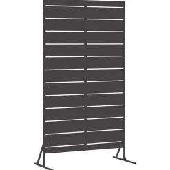 vidaXL Privacyscherm Zwart 100 x 50 x 180 cm Staal