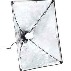 vidaXL Professionele studiolampen 2 st 40x60 cm staal zwart