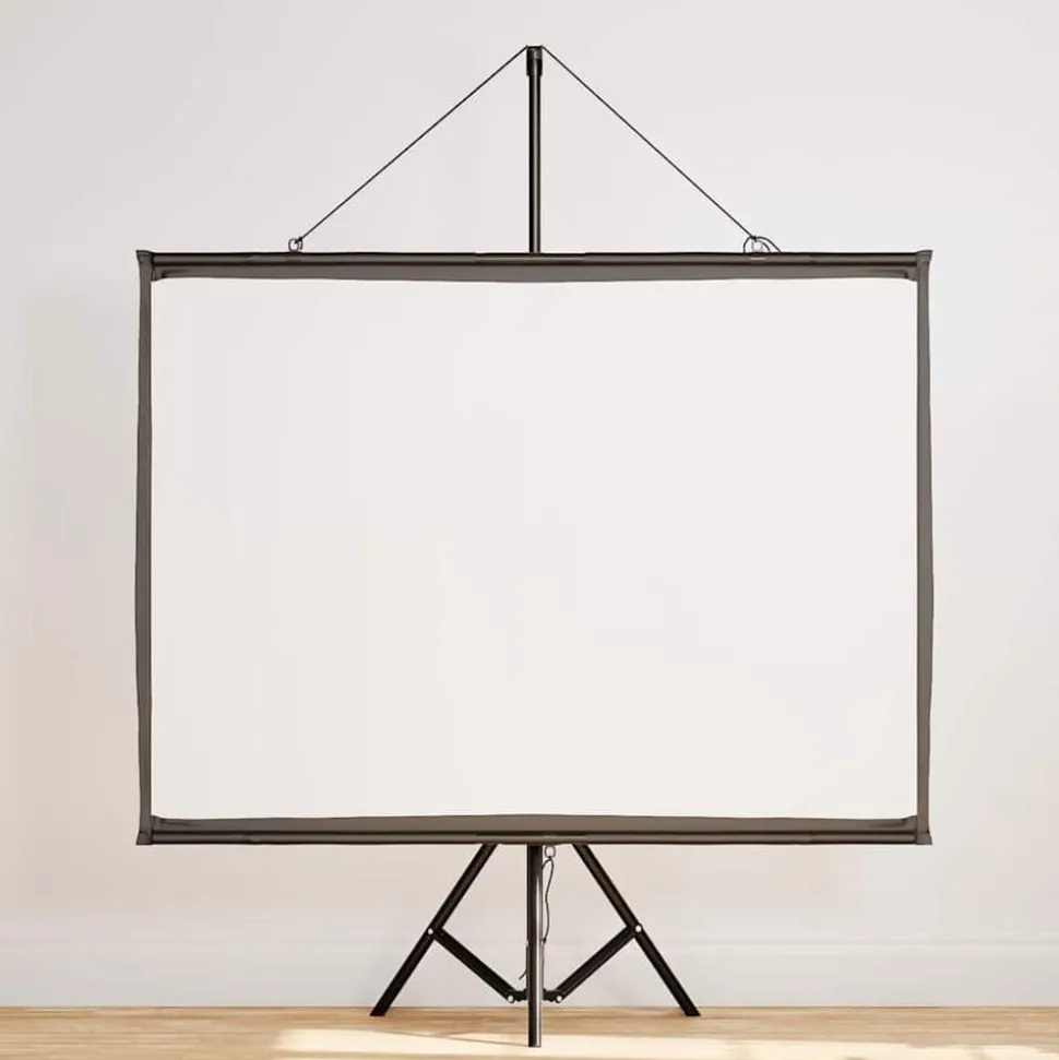 vidaXL Projectiescherm met statief 50 inch 4:3