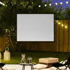 vidaXL Projectiescherm met standaards 84 inch 4:3