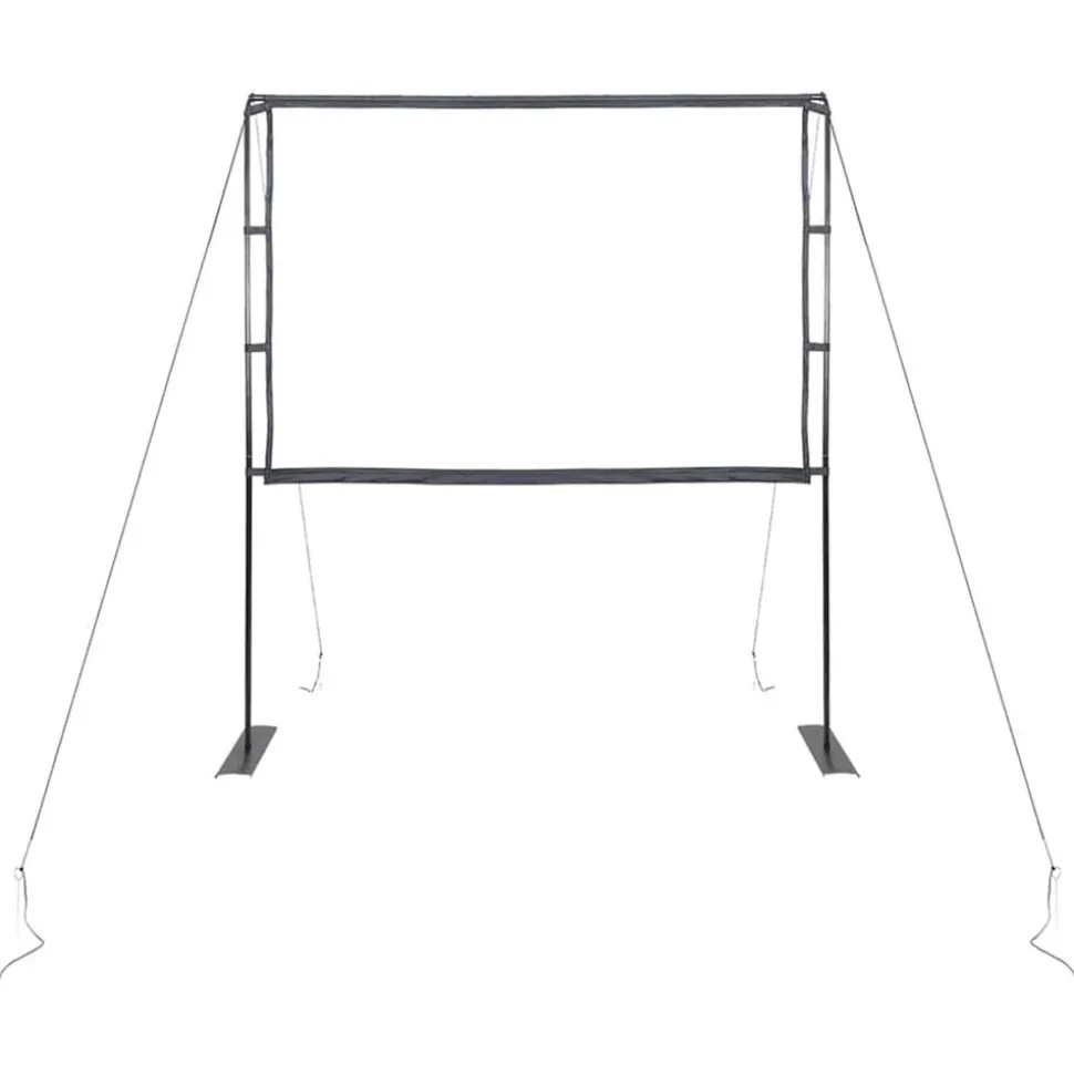vidaXL Projectiescherm met standaards 84 inch 4:3