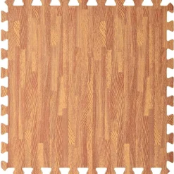 vidaXL Puzzel Oefenmatten 12 pcs Bruin 4,32 ㎡ EVA Schuim
