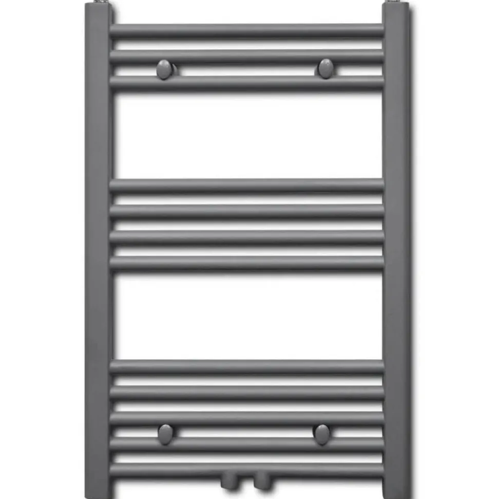 vidaXL Radiator / handdoekenrek recht 500x764 mm grijs