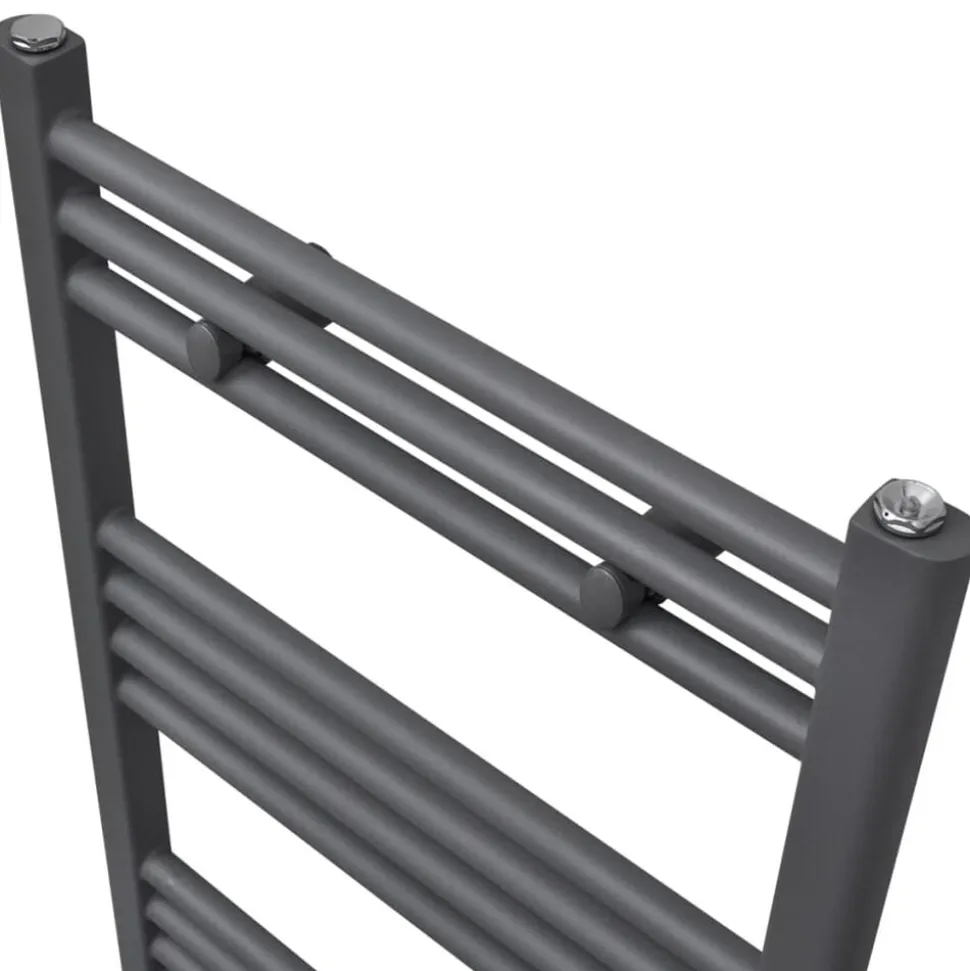 vidaXL Radiator / handdoekenrek recht 500x764 mm grijs