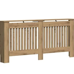 vidaXL Radiatorafdekking Artisan Eiken 172 x 19 x 81,5 cm Bewerkt hout
