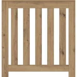 vidaXL Radiatorombouw 78x20x82 cm bewerkt hout artisanaal eikenkleur