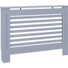 vidaXL Radiatorombouw 112x19x81,5 cm MDF antraciet