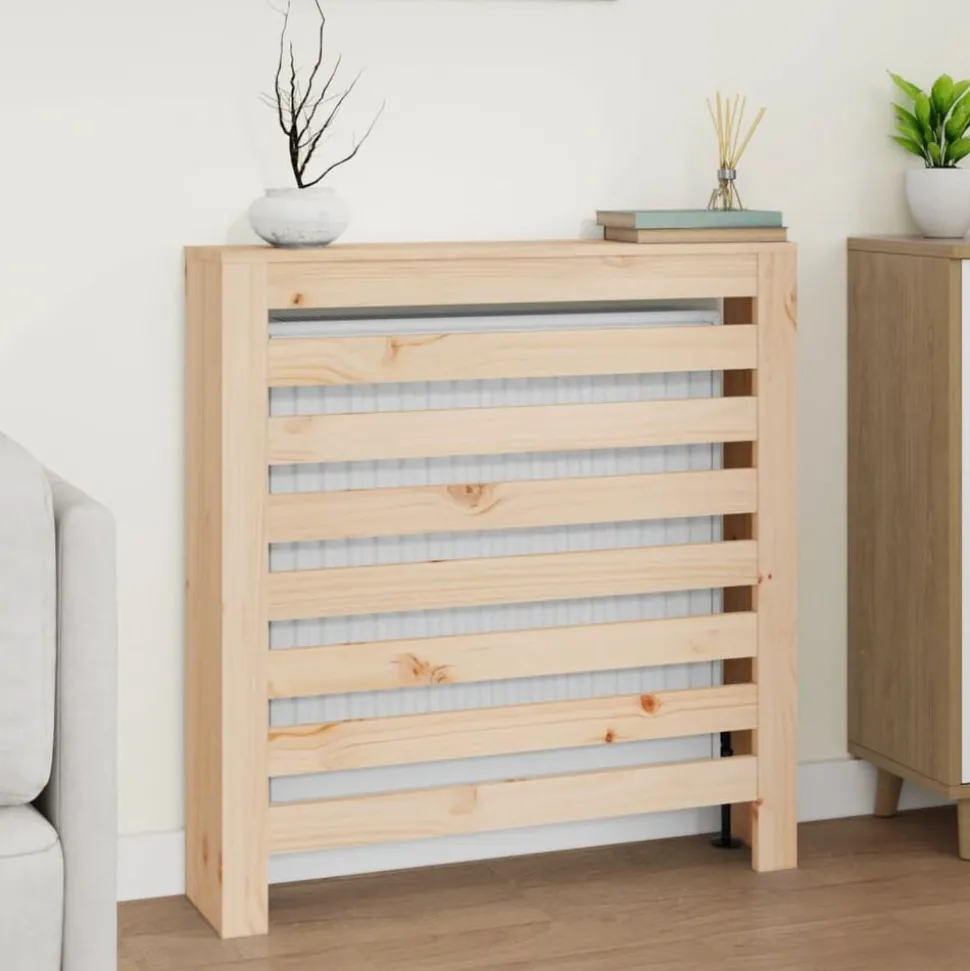 vidaXL Radiatorombouw 79,5x19x84 cm massief grenenhout
