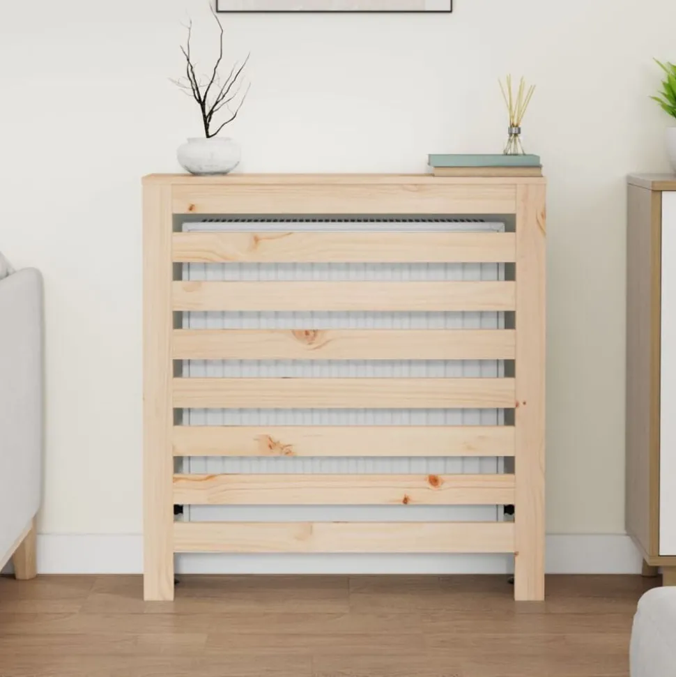 vidaXL Radiatorombouw 79,5x19x84 cm massief grenenhout