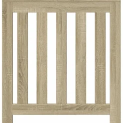 vidaXL Radiatorombouw 78x20x82 cm bewerkt hout sonoma eikenkleurig