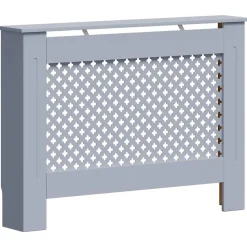 vidaXL Radiatorombouw 112x19x81,5 cm MDF antraciet