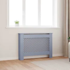 vidaXL Radiatorombouw 112x19x81,5 cm MDF antraciet