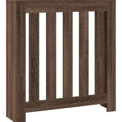 vidaXL Radiatorombouw 78x20x82 cm bewerkt hout bruin eikenkleurig