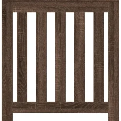 vidaXL Radiatorombouw 78x20x82 cm bewerkt hout bruin eikenkleurig