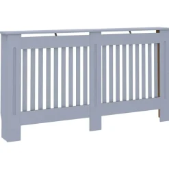 vidaXL Radiatorombouw 152x19x81,5 cm MDF antraciet