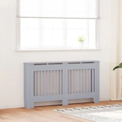 vidaXL Radiatorombouw 152x19x81,5 cm MDF antraciet