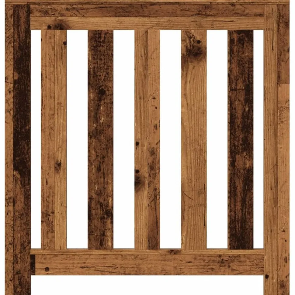 vidaXL Radiatorombouw 78x20x82 cm bewerkt hout oud hout