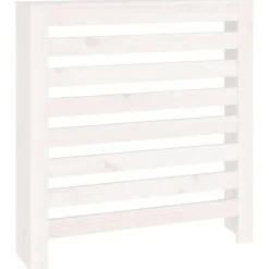 vidaXL Radiatorombouw 79,5x19x84 cm massief grenenhout wit