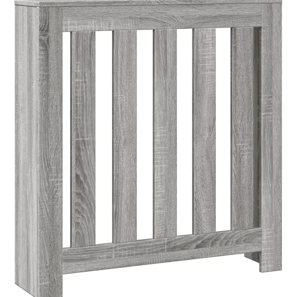 vidaXL Radiatorombouw 78x20x82 cm bewerkt hout grijs sonoma eikenkleur