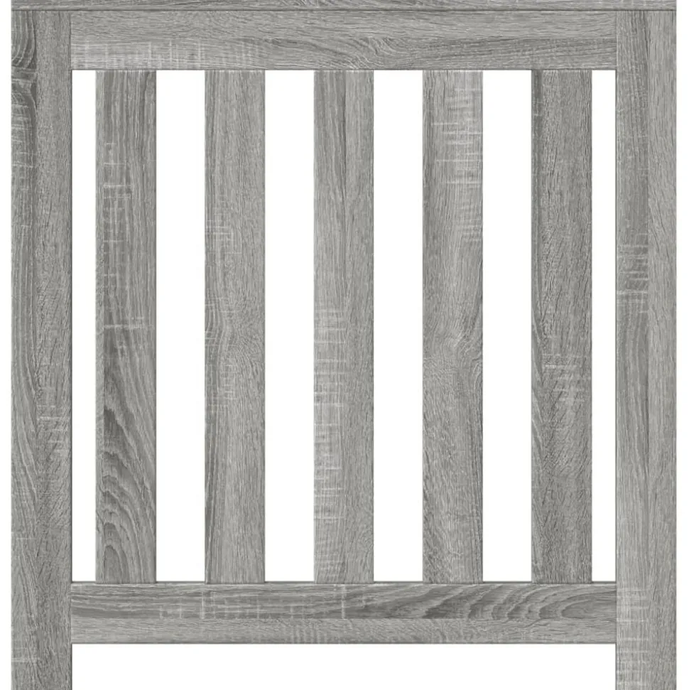 vidaXL Radiatorombouw 78x20x82 cm bewerkt hout grijs sonoma eikenkleur
